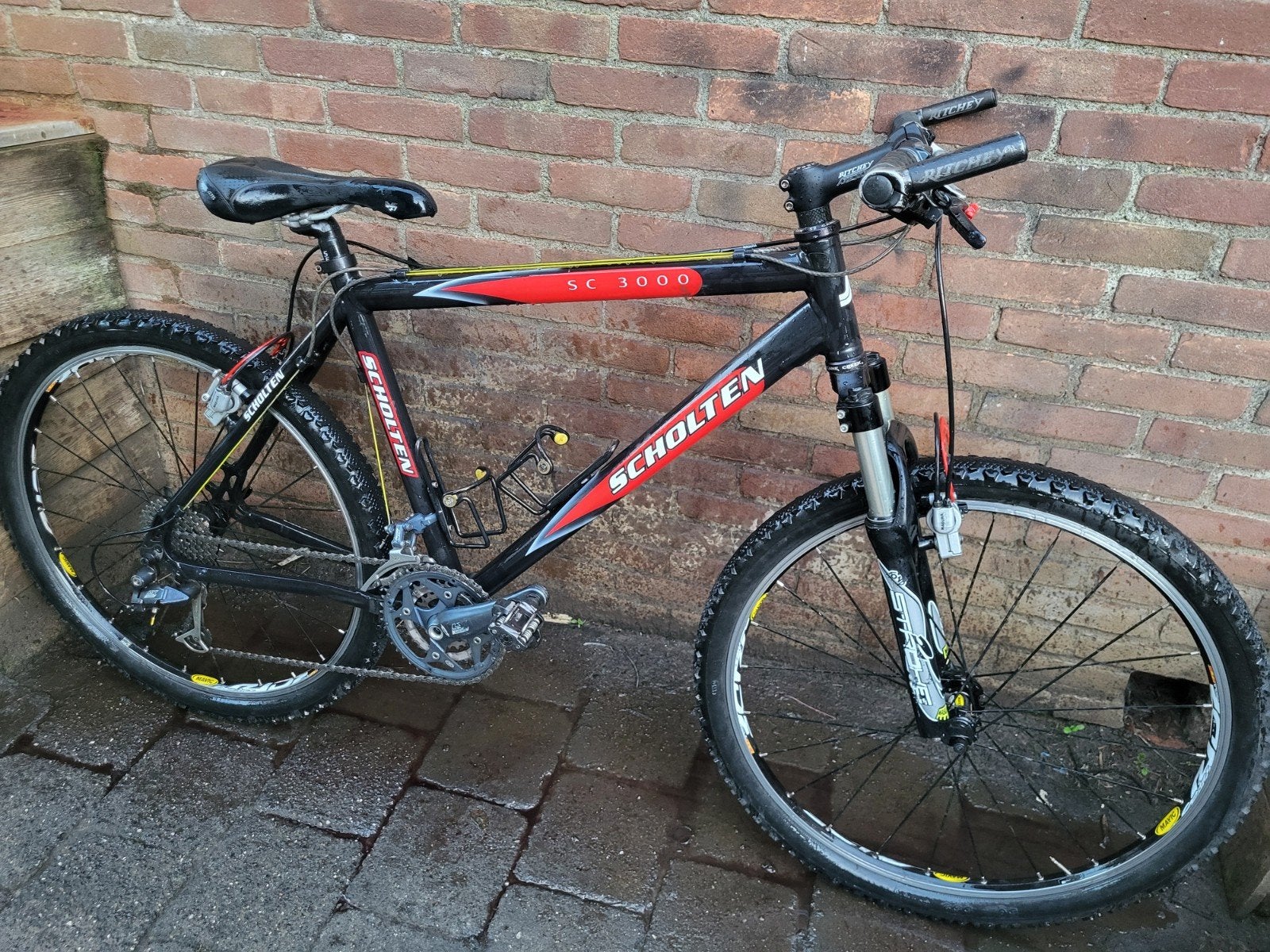 Gave 26" Scholten SC3000 ATB 27V Deore-Magura-Mavic 49cm, Gebruikt, Hardtail, Velgrem, 49 tot 53 cm