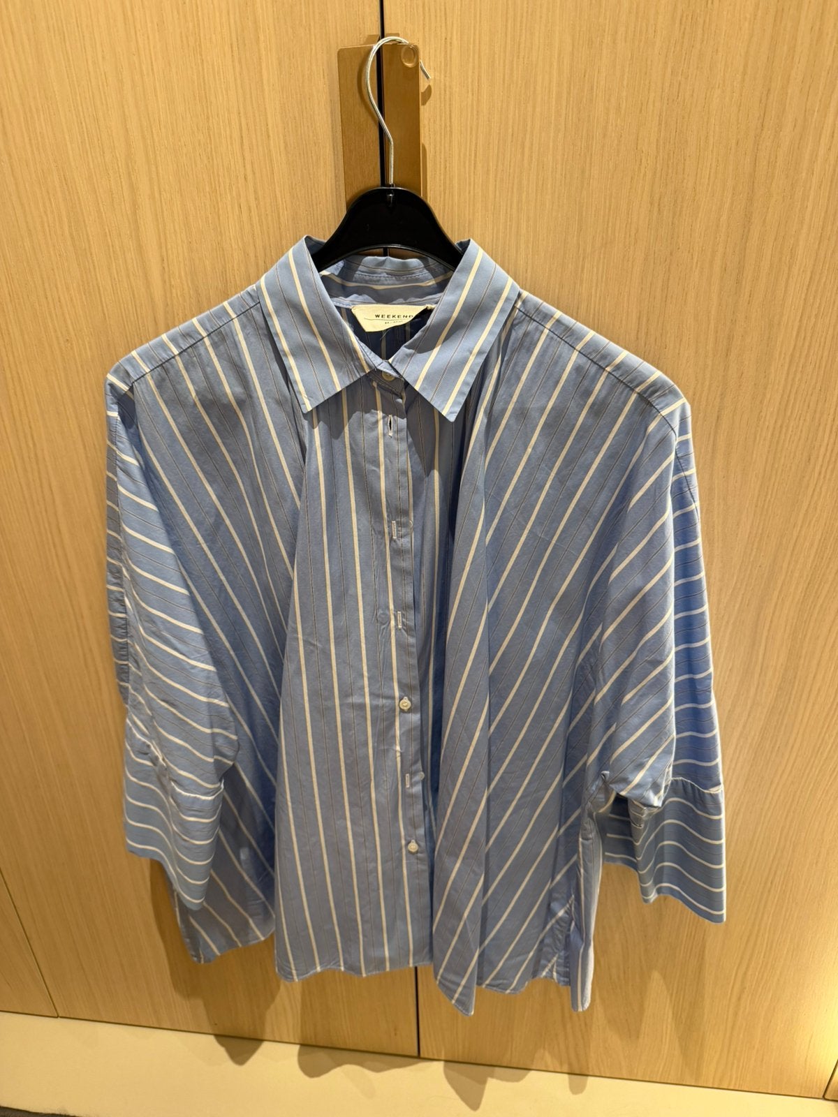 Max Mara blouse maat 38, Verzenden, Zo goed als nieuw, Maat 38/40 (M), Blauw