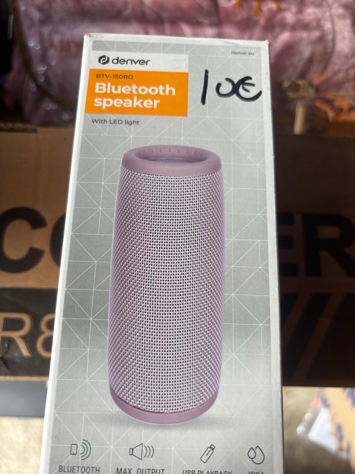 Denver Bluetooth speaker draagbaar - Nieuw met verpakkingssc, Overige merken, Den, Den, Nieuw