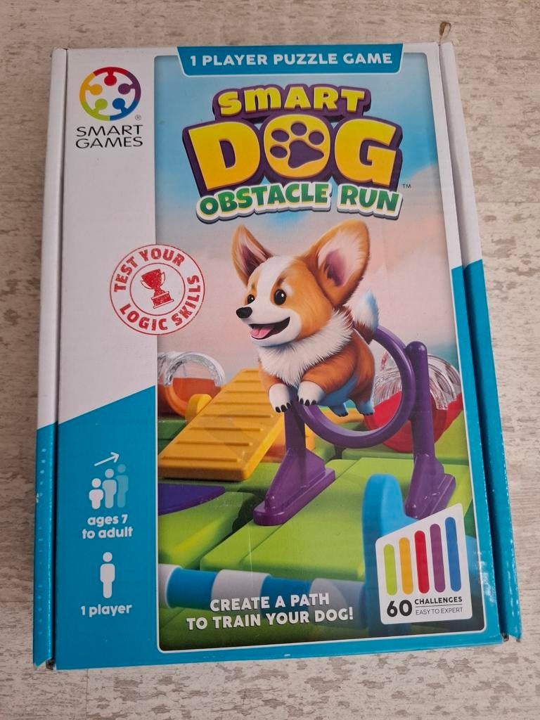SmartGames Smart Dog Obstacle Run denk spel, Ophalen of Verzenden, Minder dan 500 stukjes, Zo goed als nieuw, Overige typen