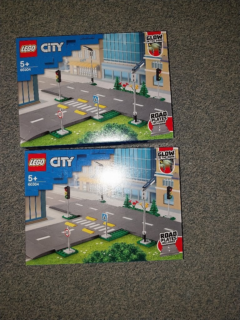 Lego City 60304 - Wegenplaten 2 x set, City, Lego, Nieuw, Ophalen of Verzenden