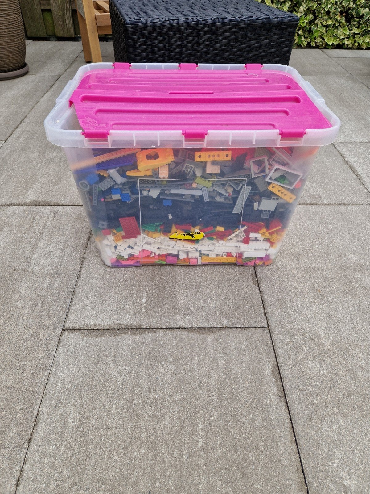 Grote doos met bouwsteentjes (geen LEGO), Ophalen of Verzenden, Gebruikt, K'nex