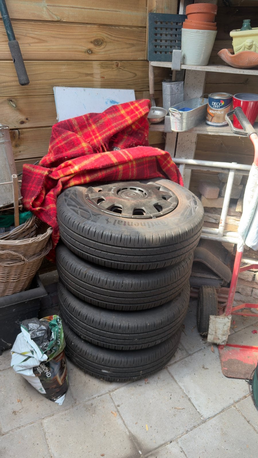 Originele Volkswagen Golf 4 Velgen met goede winterbanden, Ophalen of Verzenden, Gebruikt