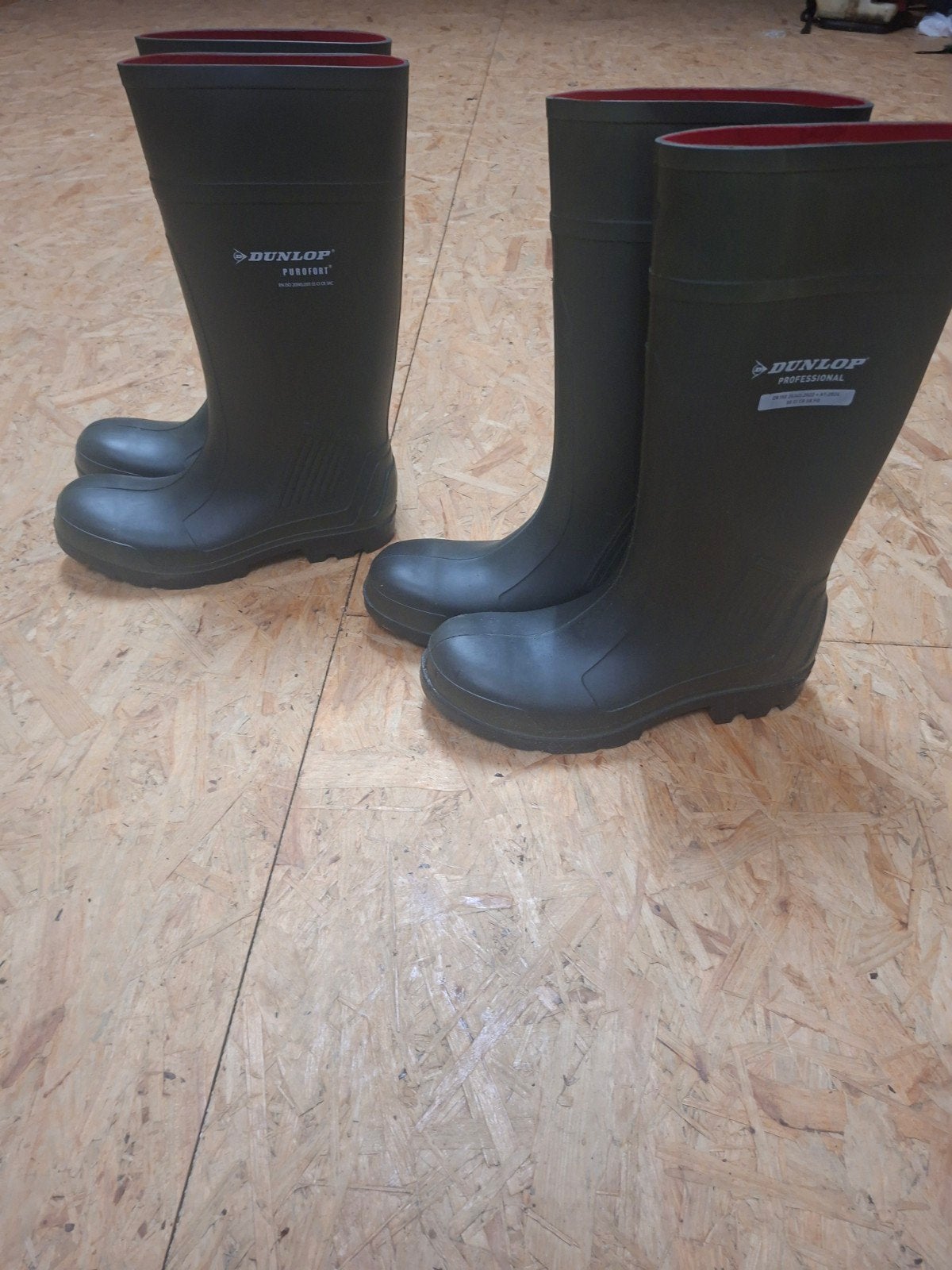 Dunlop veiligheidslaarzen, Tuin en Terras, Werkkleding, Ophalen, Nieuw, Laarzen