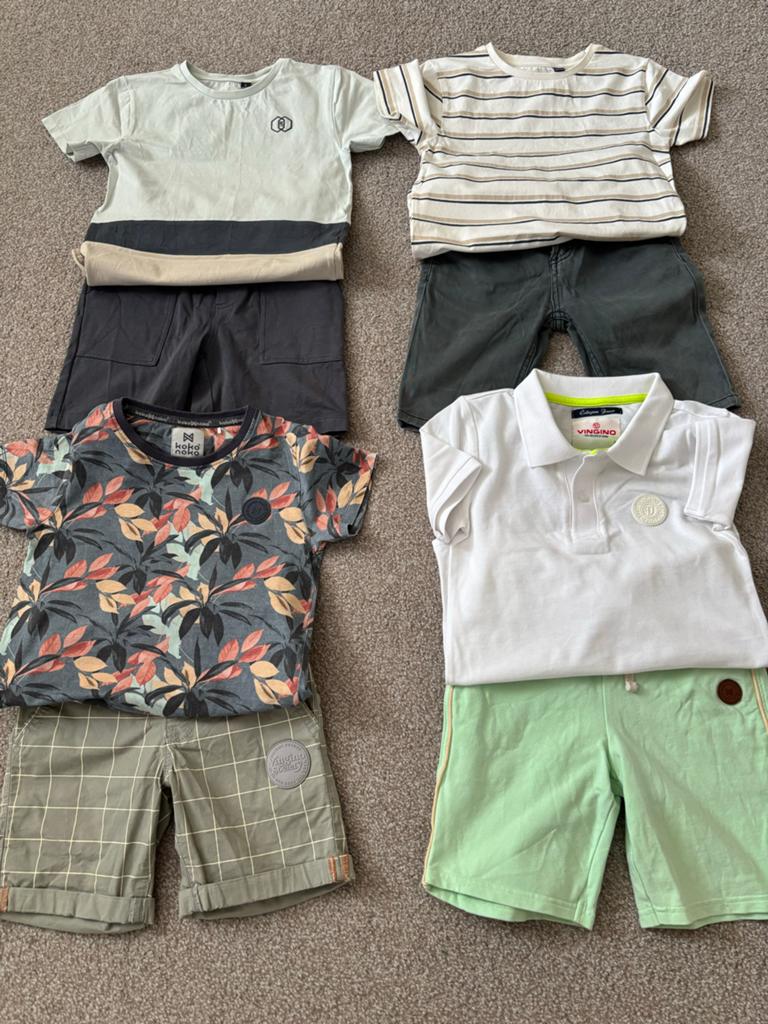 Jongens zomerkleding pakket  - diverse merken en maten, Ophalen of Verzenden, Zo goed als nieuw, Maat 128