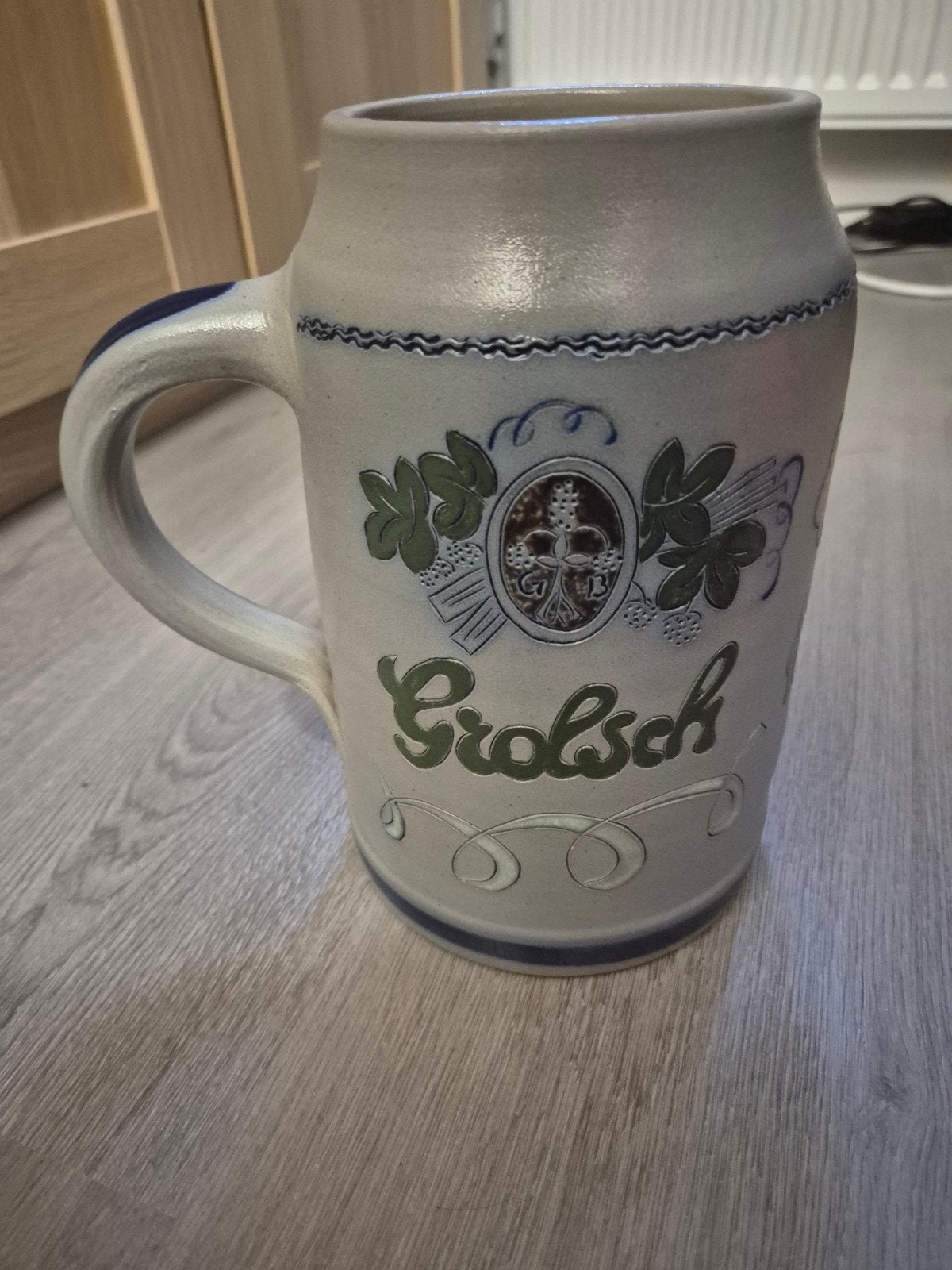 Grolsch keramiek bier pul carnaval 2011 geen beschadigingen, Ophalen of Verzenden