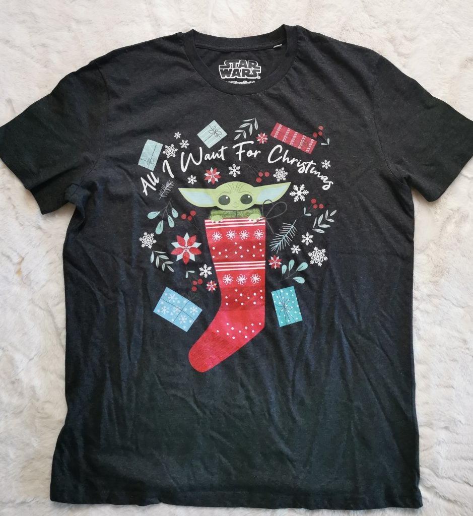 Kerst tshirt  Star wars maat XL, Kleding | Heren, Ophalen of Verzenden, Nieuw, Maat 56/58 (XL), Grijs