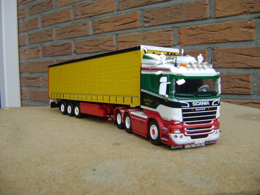 Tekno Scania R Serie  Peter Wouters, Hobby en Vrije tijd, Modelauto's | 1:50, Ophalen of Verzenden, Zo goed als nieuw, Bus of Vrachtwagen
