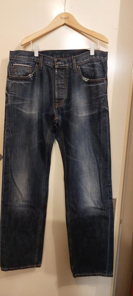 Avelon jeans maat 34/34 straight fit rechte pijp 100% Katoen, Ophalen of Verzenden, Zo goed als nieuw, W33 - W34 (confectie 48/50)