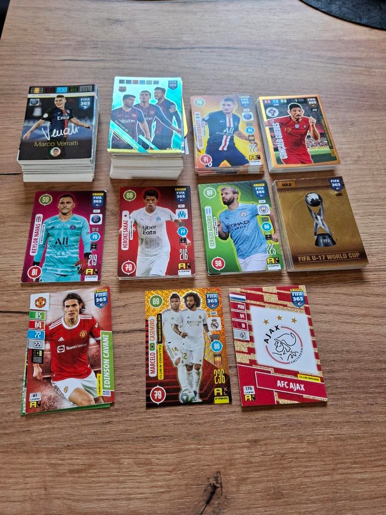 Voetbal kaarten FIFA 365 - Grote collectie, Ophalen of Verzenden, Zo goed als nieuw, Meerdere plaatjes