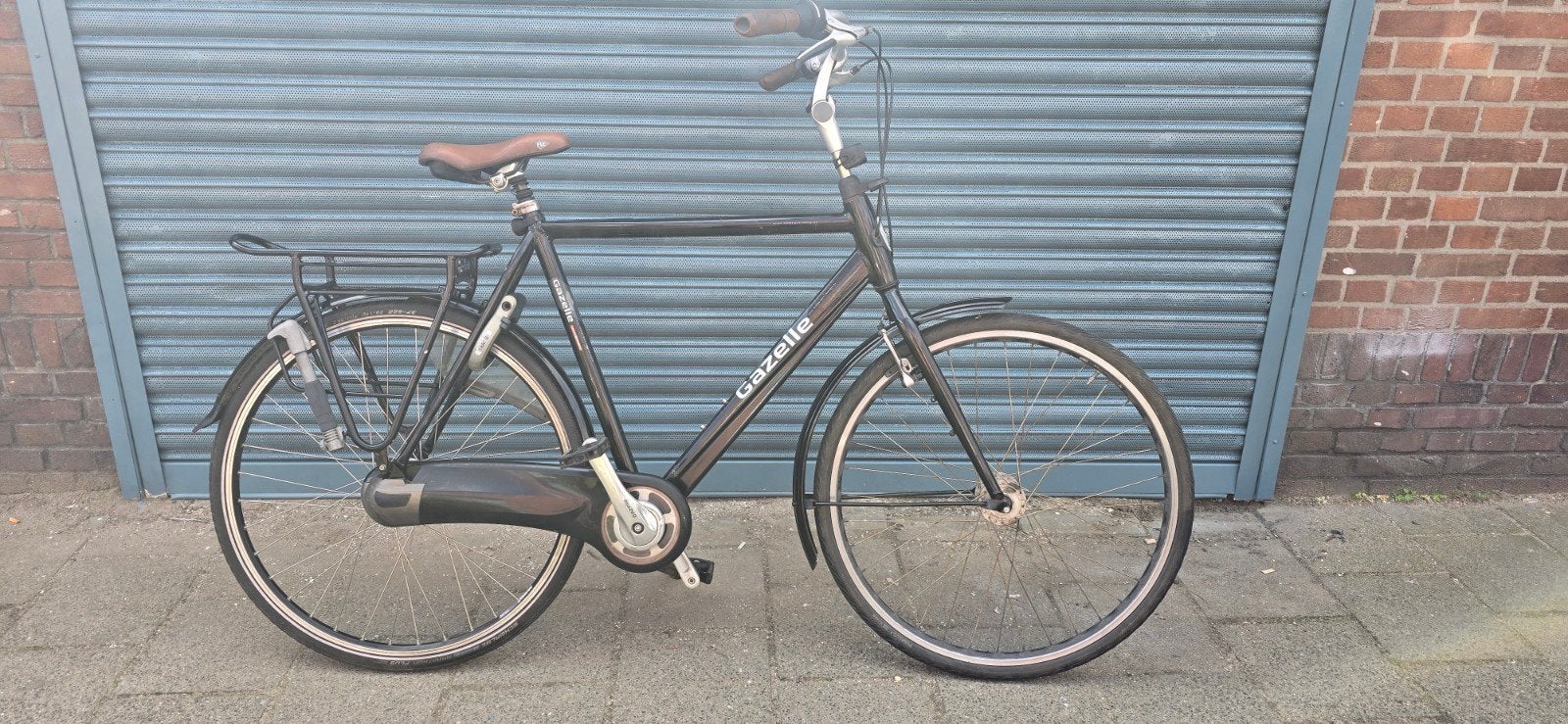 Gazelle heren fiets met versnellingen hoge frame, 65 cm of meer, Ophalen, Gebruikt, Gazelle