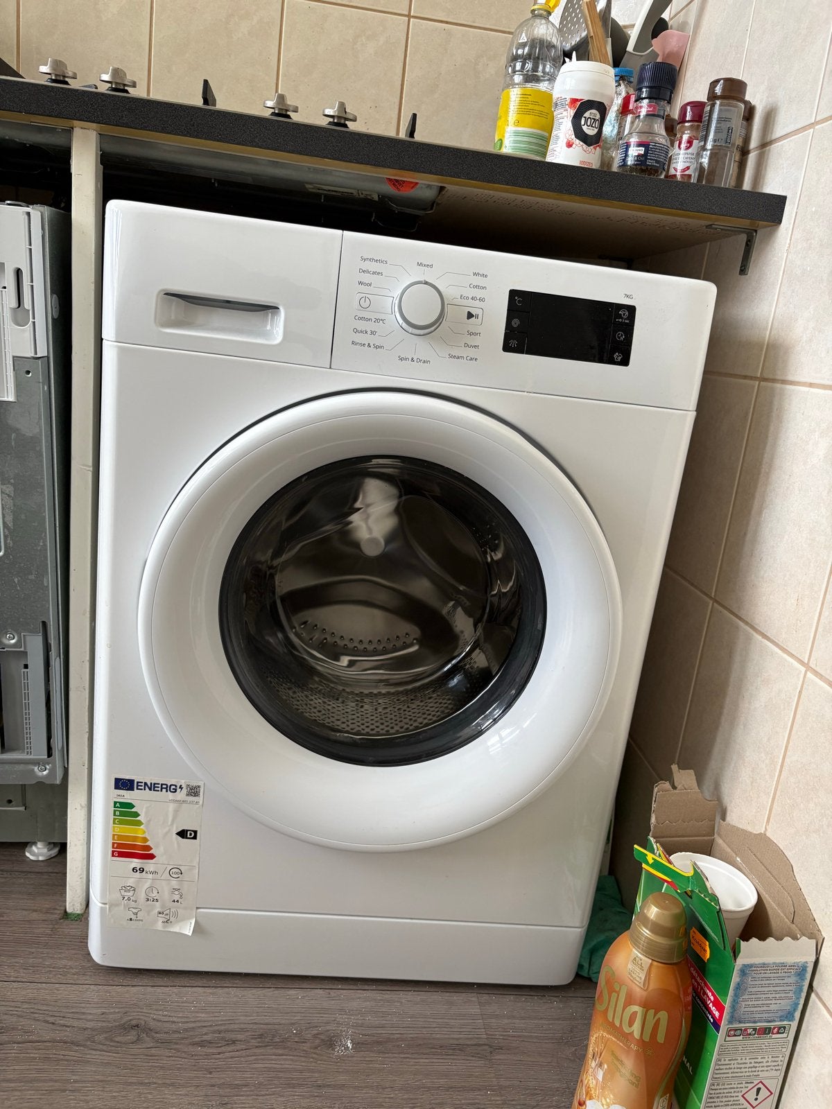 Ikea Wasmachine - Zo goed als nieuw - 7kg, Witgoed en Apparatuur, Ophalen, 6 tot 8 kg, Minder dan 1200 toeren, Zo goed als nieuw