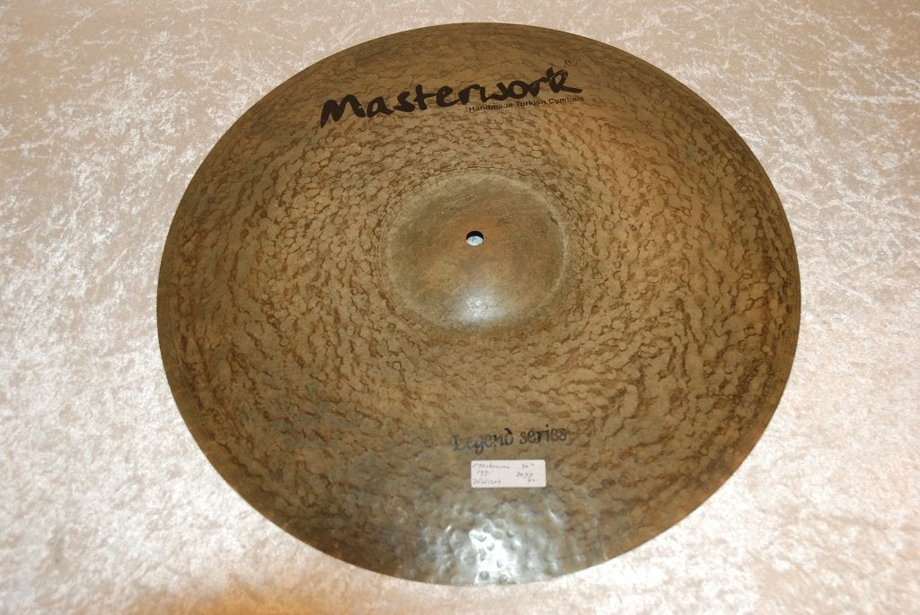Masterwork Legend crash ride geschoren 2077gr 20 inch, Gebruikt, ., Drums of Percussie, Ophalen of Verzenden