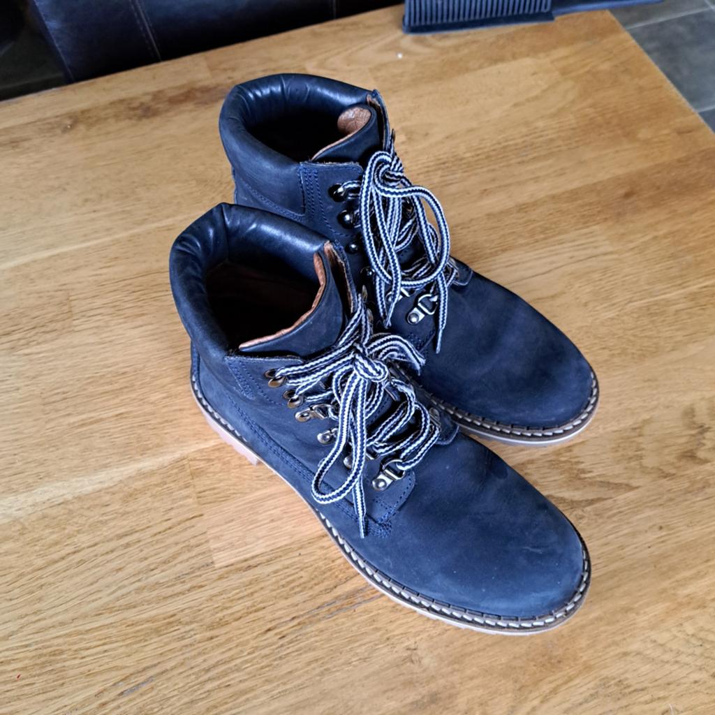 Leren wandelschoenen maat 39, Kleding | Dames, Schoenen, Twoday, Blauw, Zo goed als nieuw, Wandelschoenen