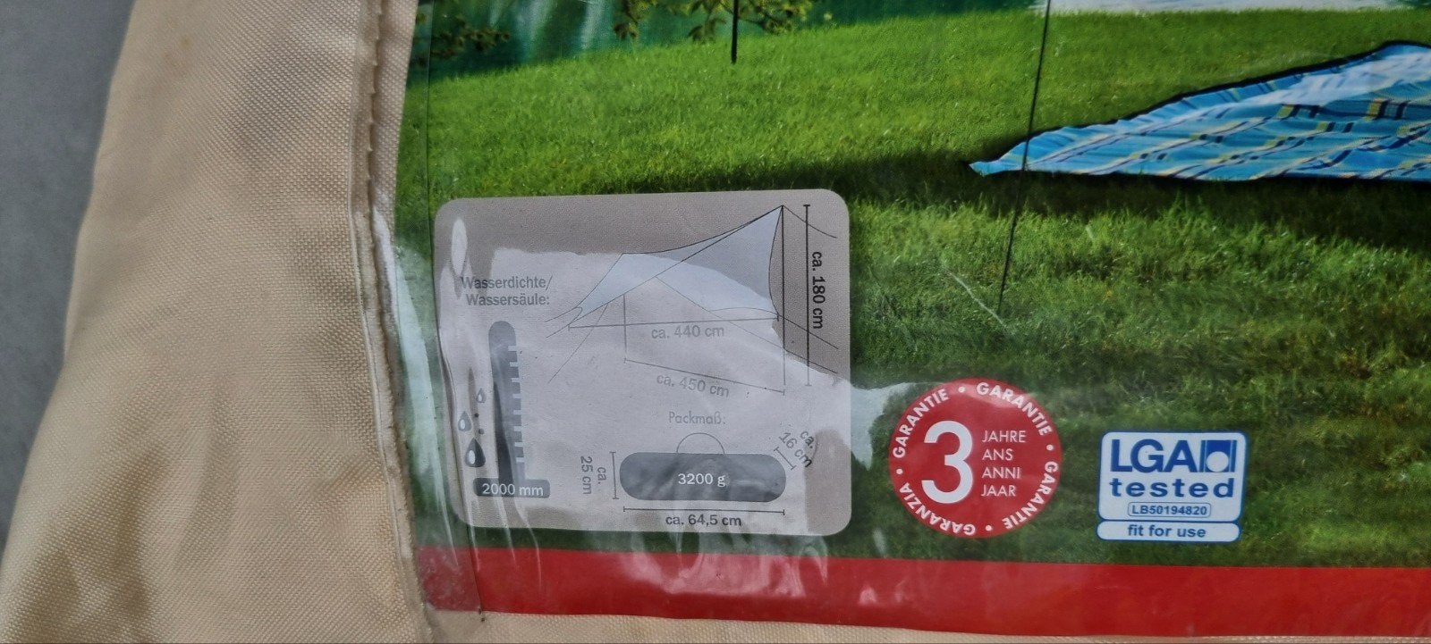 Nieuw Schaduwdoek - Ideaal voor tuin of camping, Ophalen of Verzenden, Nieuw