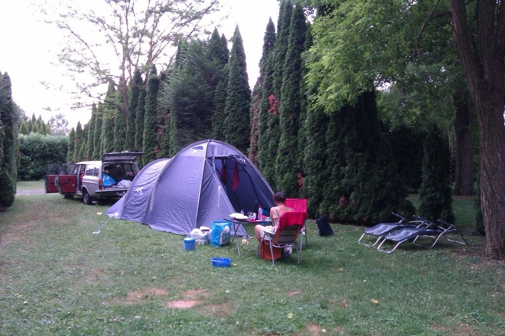 4 persoons Tent Perry Sport, Caravans en Kamperen, Ophalen, Zo goed als nieuw, Tot en met 4