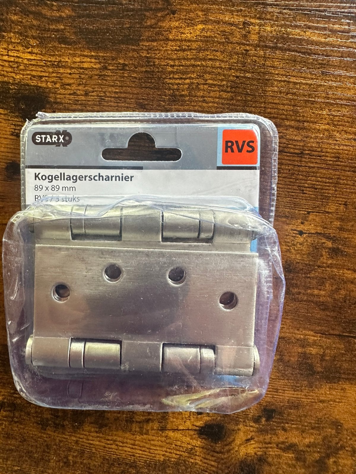Scharnier RVS Kogellager scharnieren 89x89 NU vanaf €2,25PST, Ophalen, Nieuw, Rvs, Scharnier
