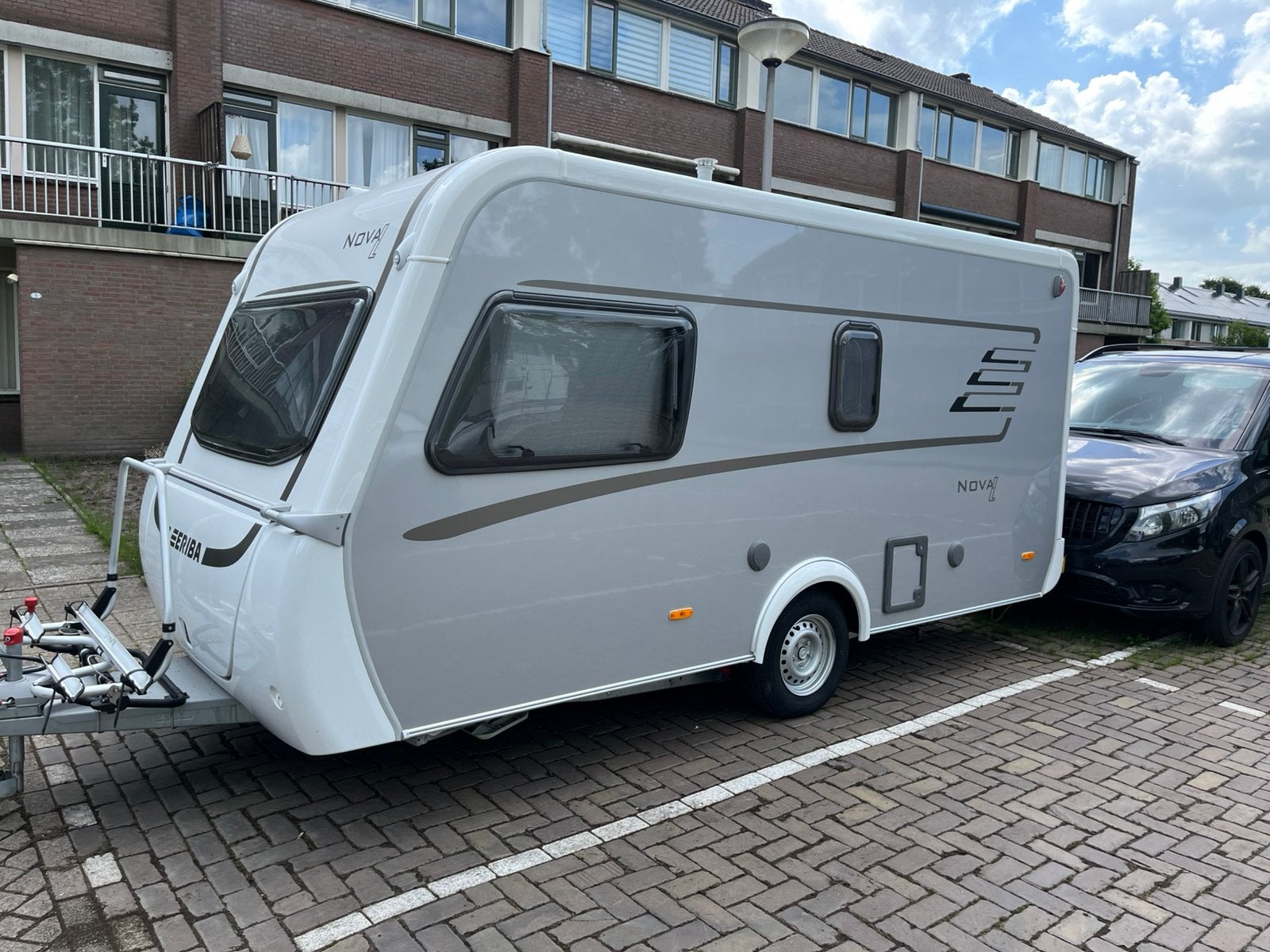 NIEUWE ERIBA NOVA 425 LIGHT, Caravans en Kamperen, Caravans, Treinzit, Dwarsbed, Particulier, 4 tot 5 meter