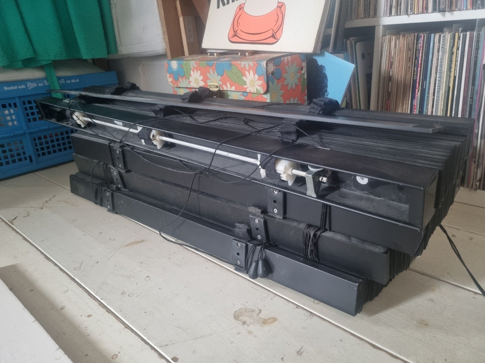 houten jaloeziën 4x, Ophalen of Verzenden