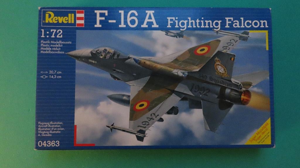 F-16A Fighting Falcon NL/BE decals Revell 1/72, 1:72 tot 1:144, Revell, Nieuw, Ophalen of Verzenden