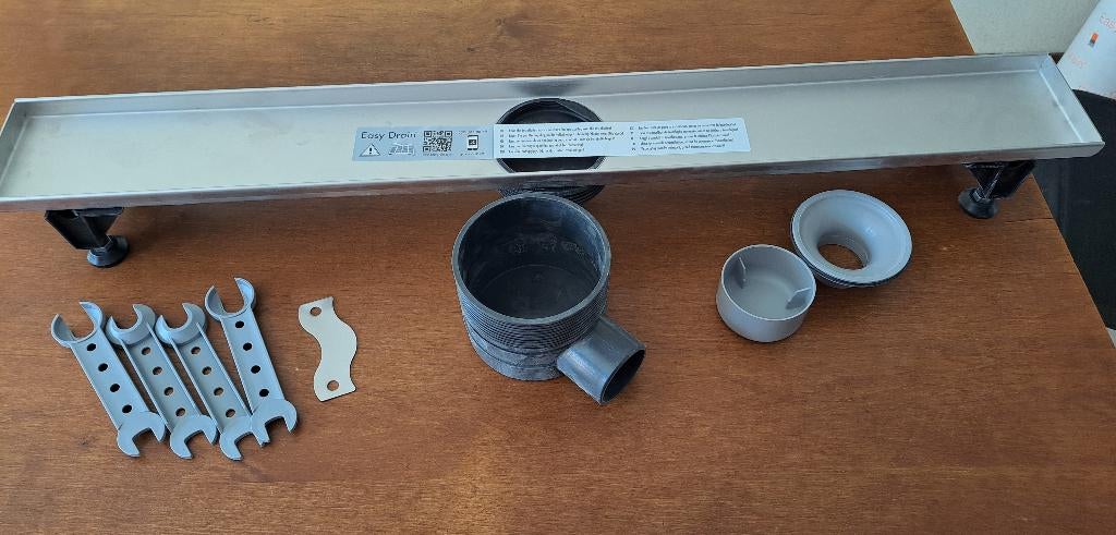 Easy drain multifixt douche goot 80 cm, Ophalen, Nieuw, Rvs, Douche