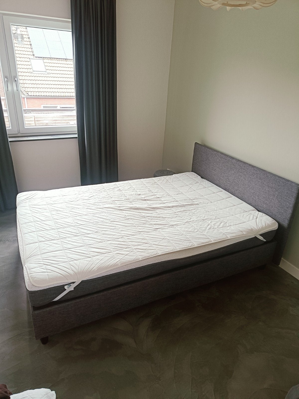 Comfortabele boxspring, 210cm/160cm, Ophalen, 210 cm, Tweepersoons, Zo goed als nieuw