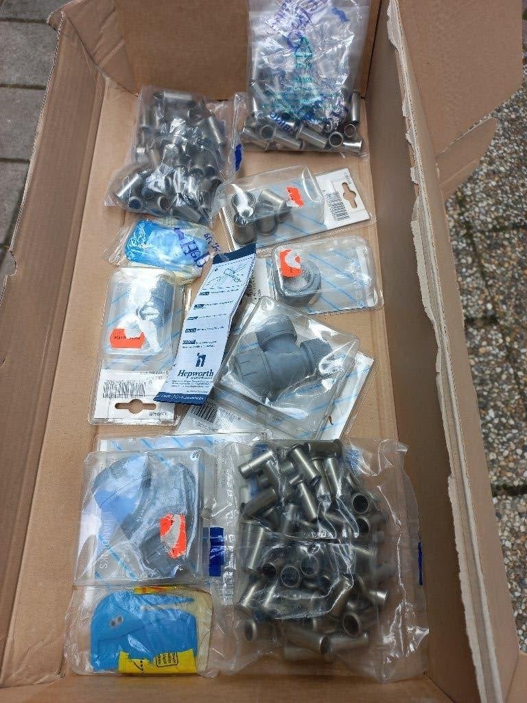 Hep2o koppelingen en toebehoren nieuw. Groot assortiment!!, Pvc, Minder dan 20 mm, Overige typen, Nieuw