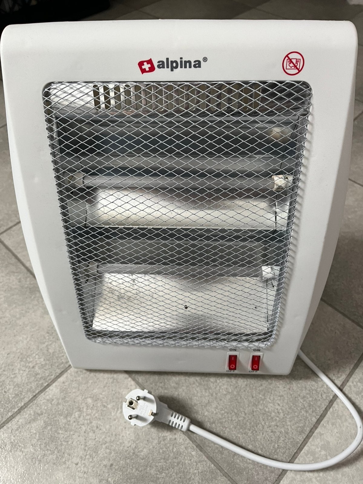 Straal kacheltje, Ophalen, 30 tot 80 cm, 500 tot 800 watt, Kachel