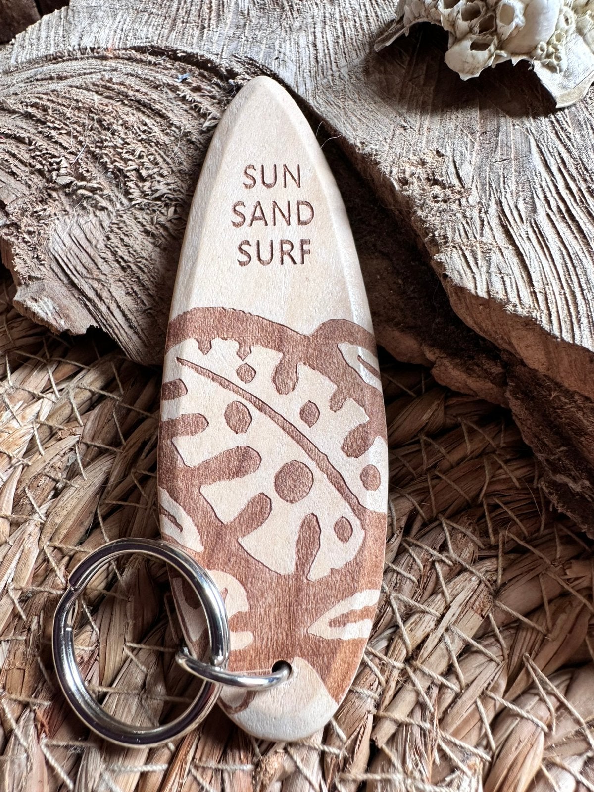 Stoere sleutlhanger / surfplank / boho styl / ibiza styl, Ophalen of Verzenden, Nieuw
