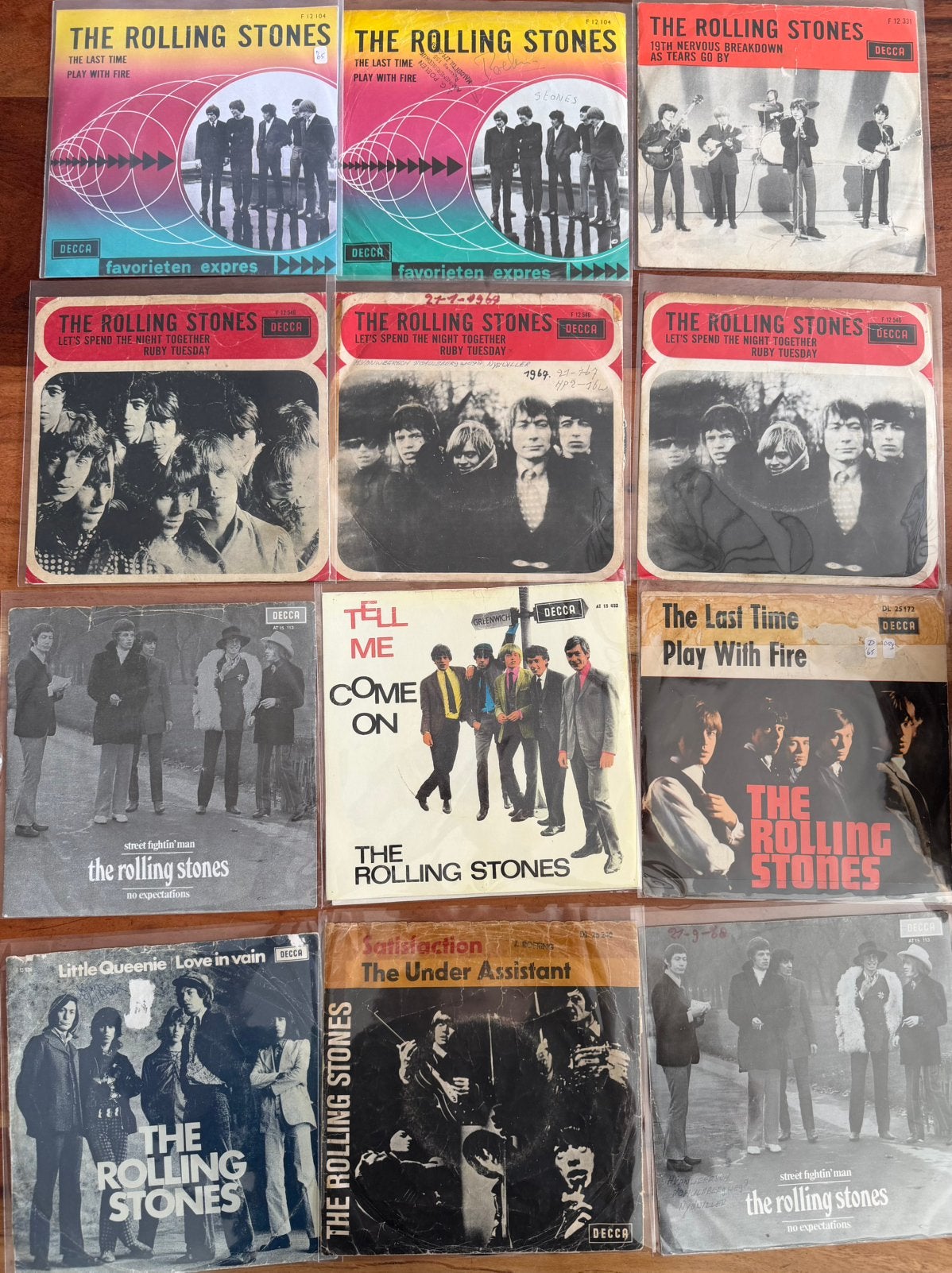 Partij singles; The Who, Stones, Bowie, Deep Purple Toppers!, Cd's en Dvd's, Vinyl Singles, Ophalen of Verzenden, Gebruikt, Pop