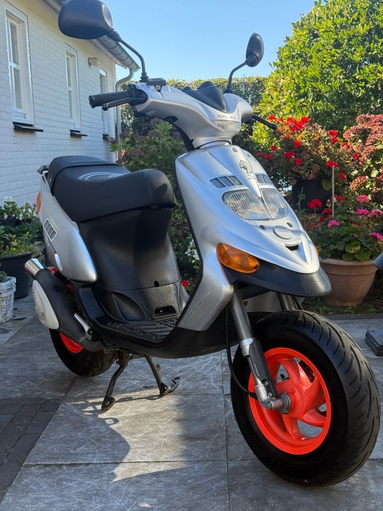 ⭐️Gilera stalker 50cc 2 takt zilvergrijs Brom Z.G.A.N. ⭐️