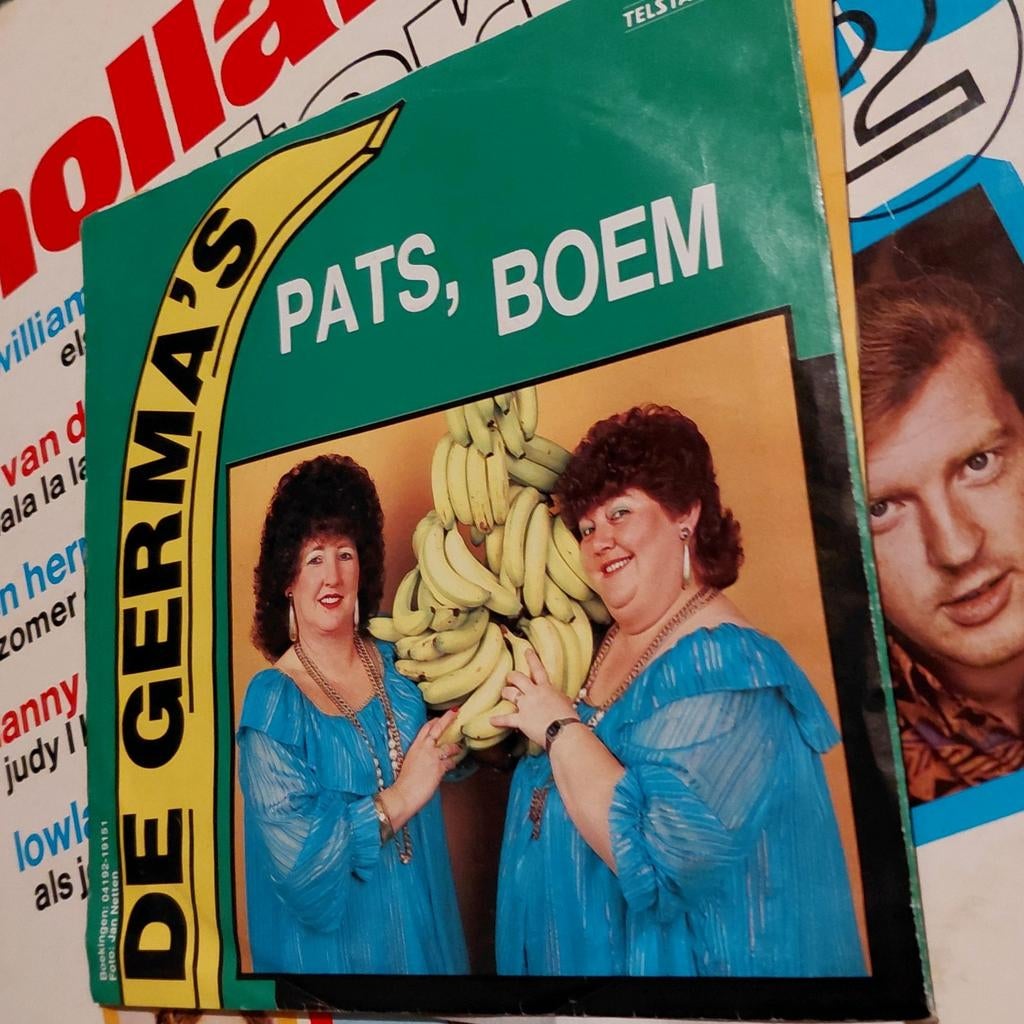 De Germa's - Bananenlied / Pats, Boem  telstar single, Gebruikt, 7 inch, Single, Ophalen of Verzenden