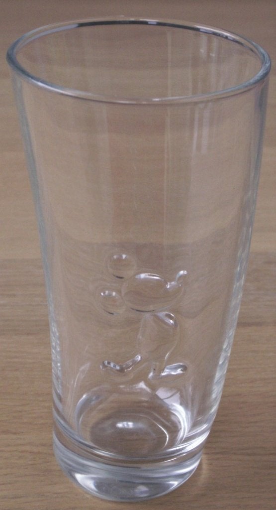Bijzonder Pisa longdrink glas Disney afbeelding Mickey Mouse, Ophalen of Verzenden, Overige figuren, Nieuw, Beeldje of Figuurtje