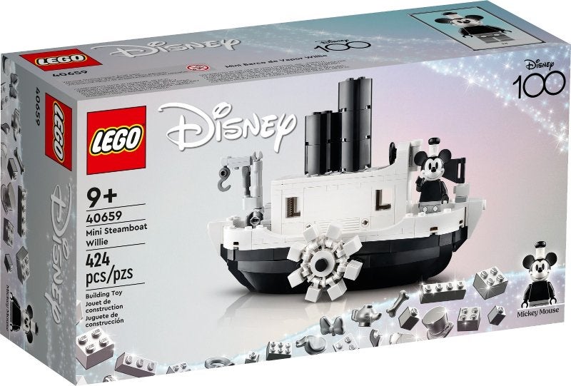 Lego Disney Mini Steamboat Willie nr 40659, Lego, Lego, Lego, Nieuw