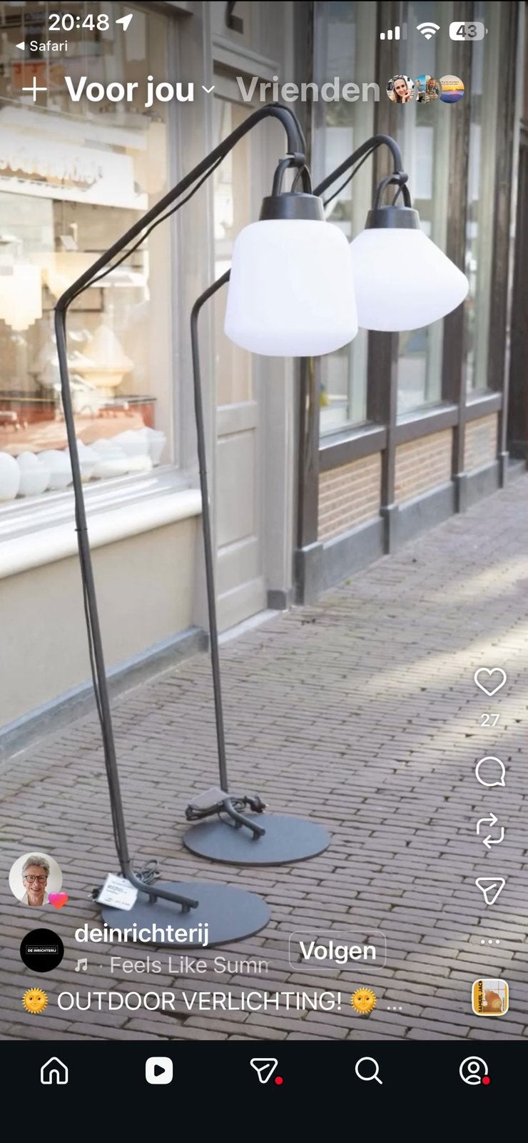 2x Stijlvolle Outdoorlamp Boog zwart/wit (NIEUW!), Ophalen, Nieuw, 150 tot 200 cm