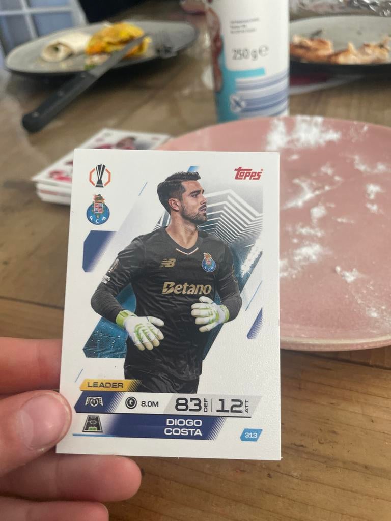Topps Champions League Kaart Diogo Costa Porto Leader, Verzamelen, Ophalen of Verzenden, Zo goed als nieuw, Buitenlandse clubs