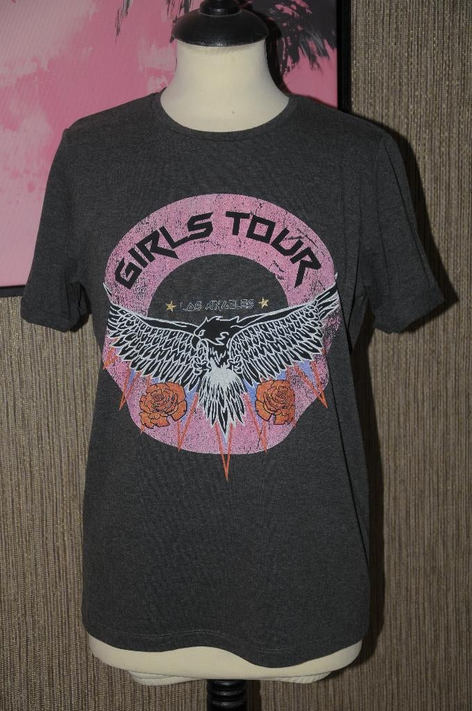Leuk 't-shirt van Loavies, maat S/M, ZGAN!!, Maat 38/40 (M), Ophalen of Verzenden, Korte mouw, Grijs
