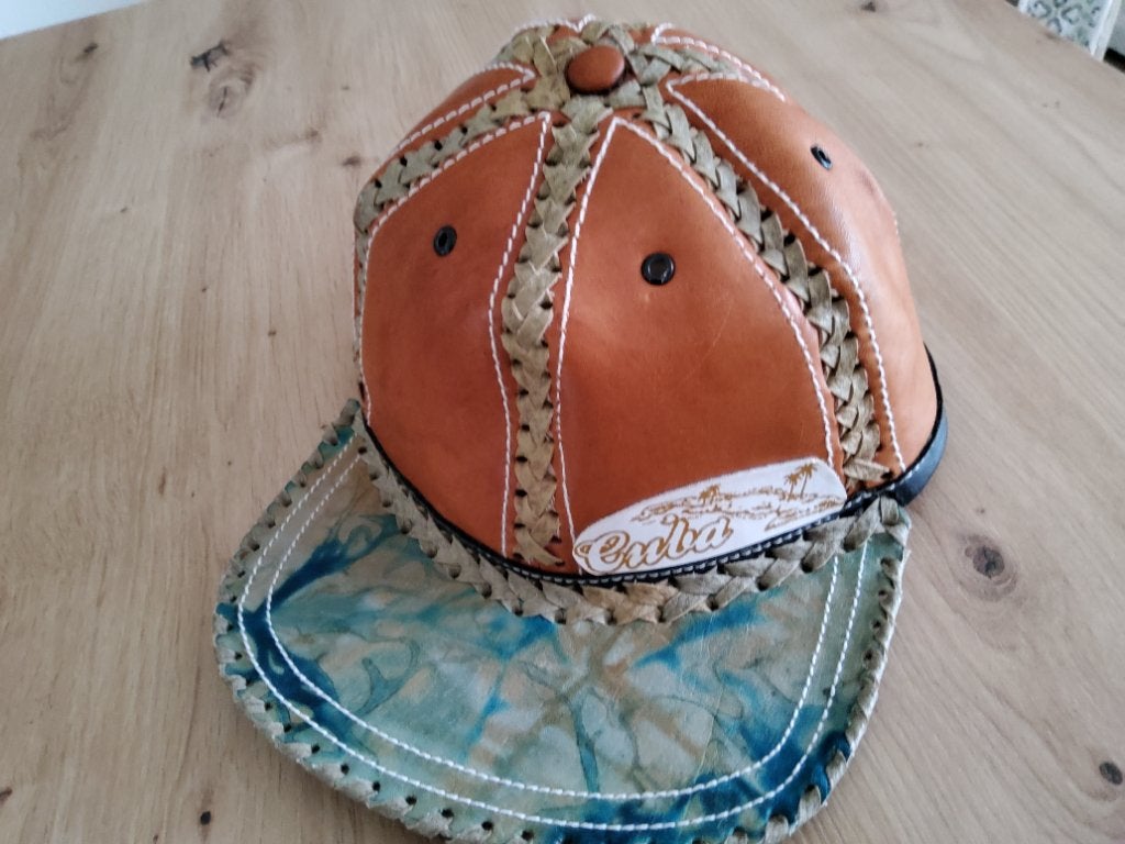 Originele BASE BALL CAP UIT CUBA Leer, Ophalen of Verzenden, Nieuw, Pet
