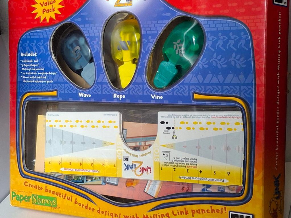 Link2Link ponsen set compleet met lineaal, Geschikt voor snijden, Gereedschap of Toebehoren, Nieuw, Ophalen of Verzenden
