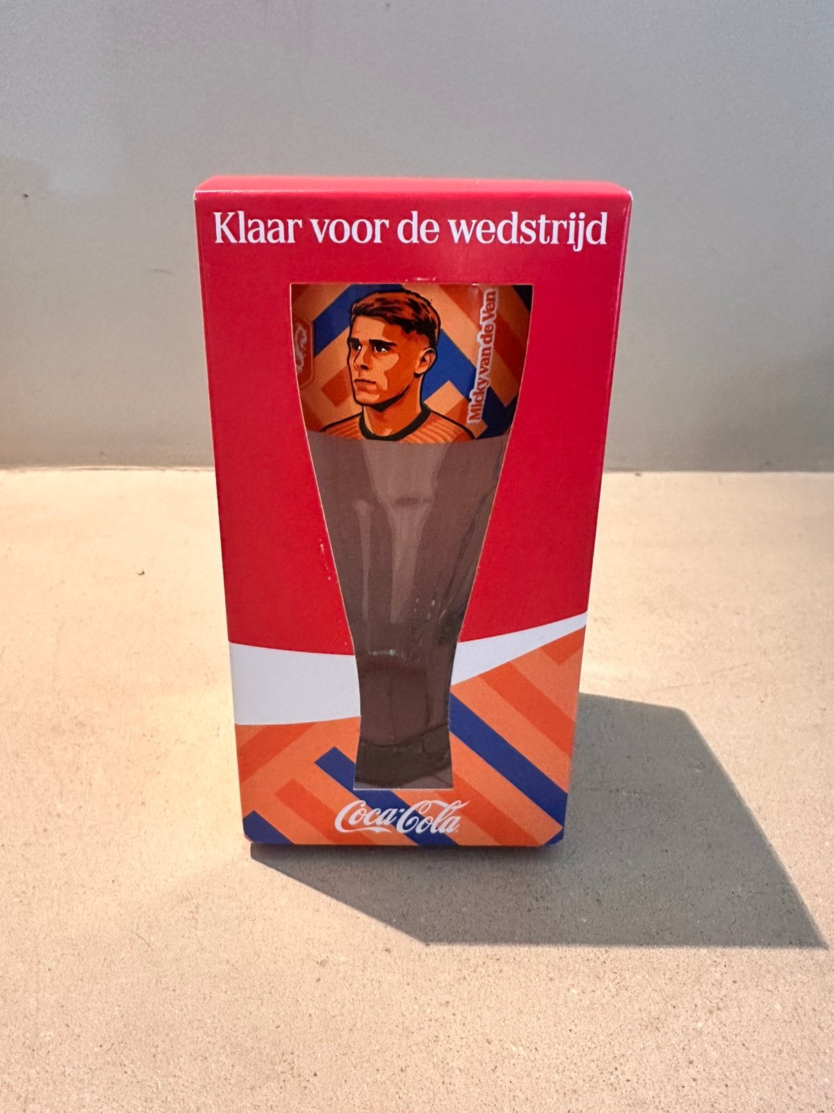 Coca Cola oranje glazen, Verzamelen, Glas en Borrelglaasjes, Verzenden, Nieuw, Frisdrankglas
