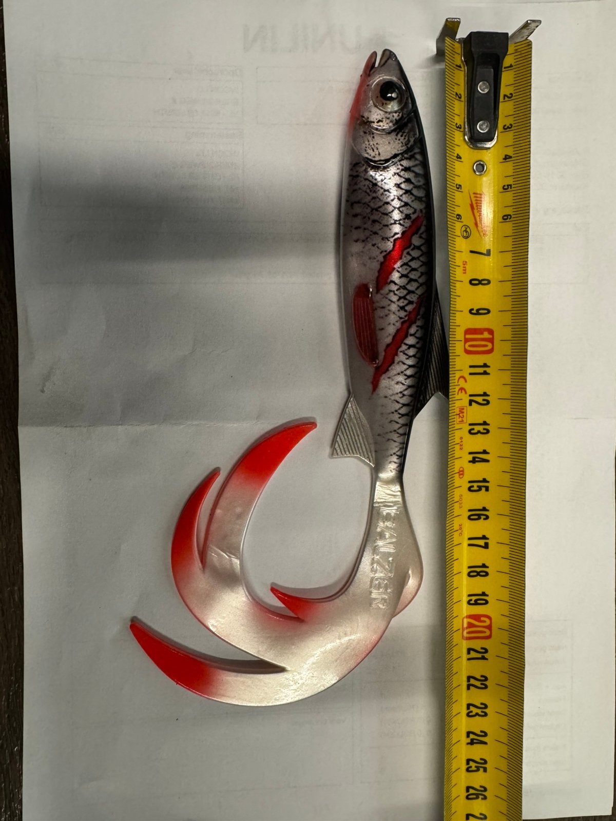 Balzer 24 cm kunstaas voorn, Watersport en Boten, Ophalen of Verzenden, Nieuw, Overige typen