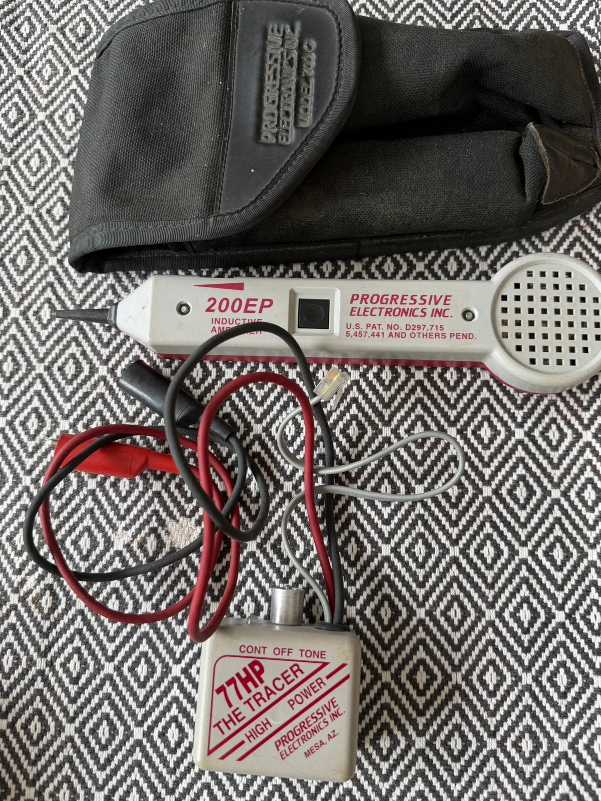 Progressive Electronics 200EP + 77HP Kabeltester Set, Ophalen of Verzenden, Gebruikt