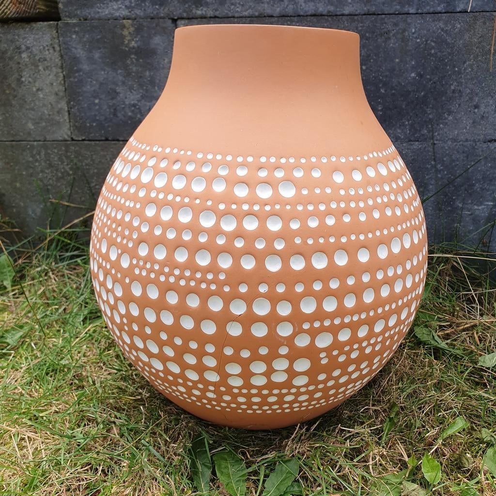 Vaas Ikea Hella Jongerius Terracotta (met breuklijn), Ophalen, Gebruikt, Overige kleuren, Aardewerk of Porselein