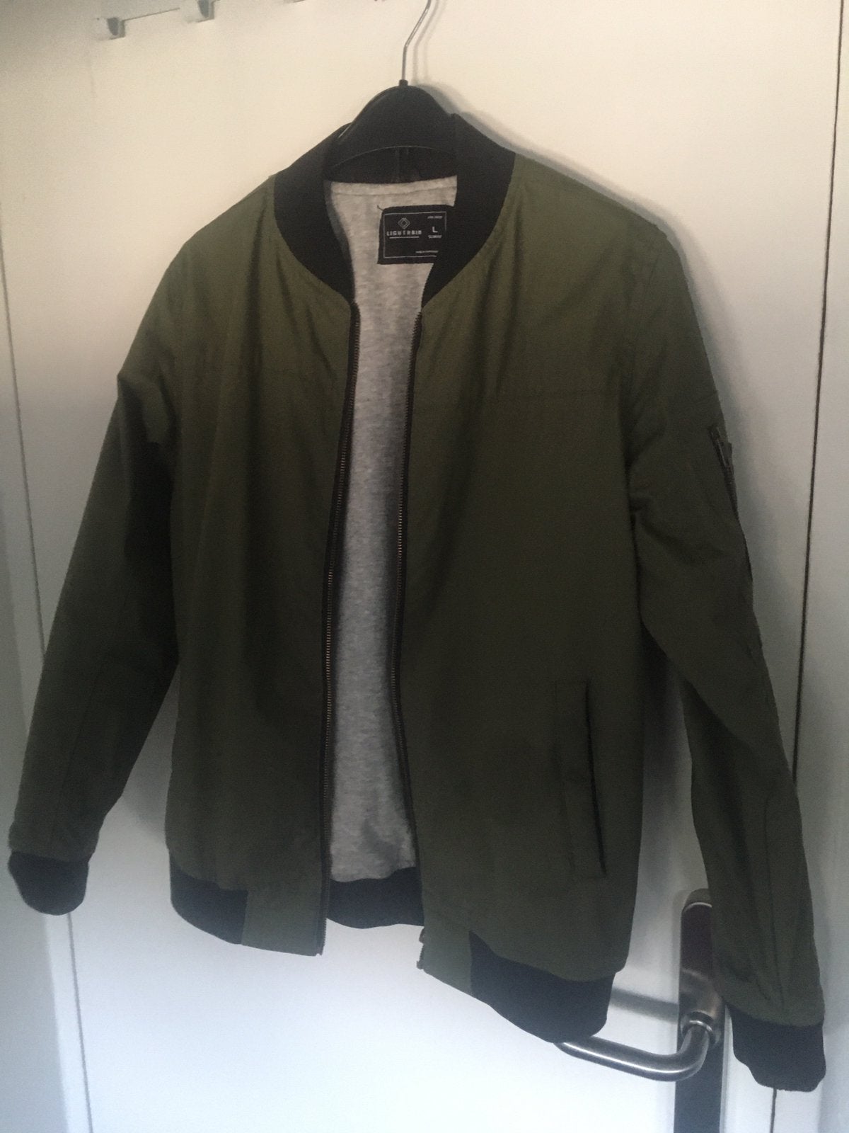 Bomber Jacket Lightrain, Kleding | Heren, Ophalen of Verzenden, Zo goed als nieuw, Zwart