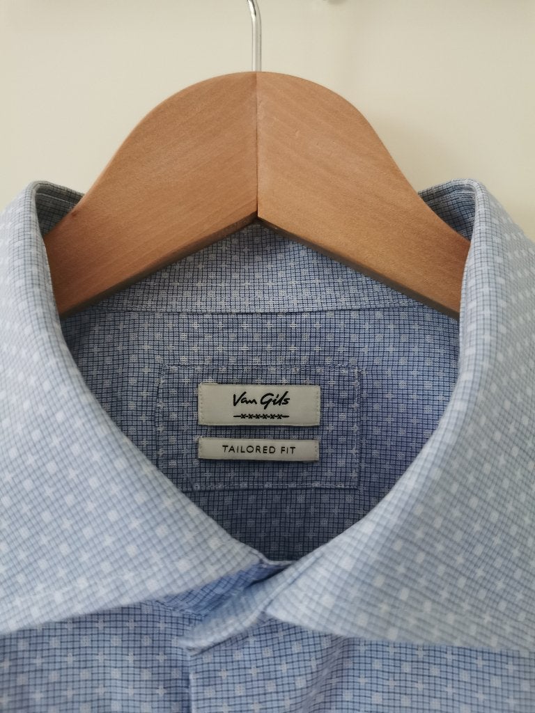 Van Gils overhemd maat XXL (nieuw), Kleding | Heren, Overhemden, Blauw, Nieuw, Overige halswijdtes, Van Gils