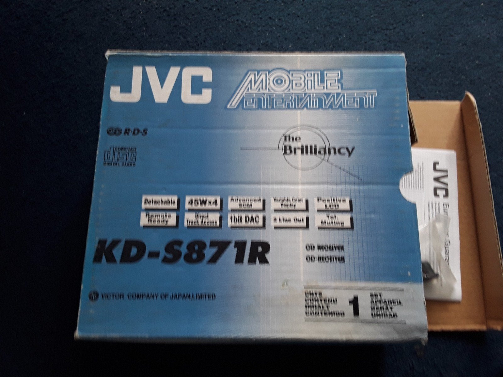 jvc auto radio en cd speler, Ophalen of Verzenden, Zo goed als nieuw