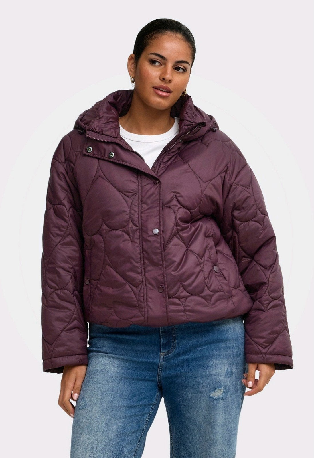 Bordeaux jacket Cartahia van Only Carmakoma Maat 42/44, O, O, O, Maat 42/44 (L)