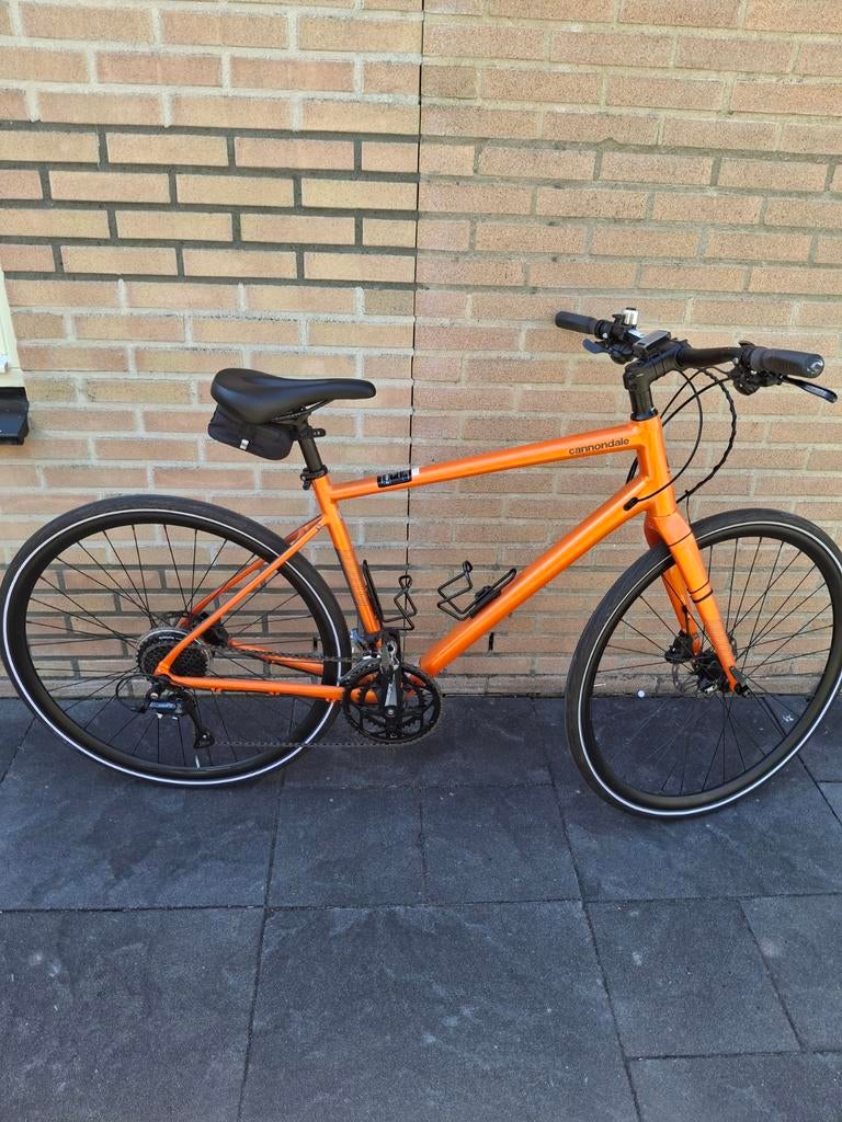 Cannondale Quick 4 - Oranje hybride fiets, Overige merken, 28 inch, Gebruikt, Ophalen of Verzenden