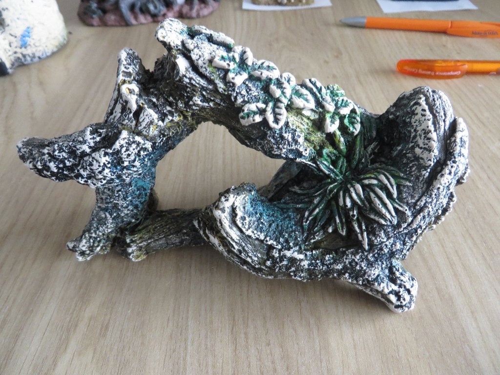 aquarium ornament boomstronk boom decoratie, Ophalen of Verzenden, Zo goed als nieuw, Decoratie