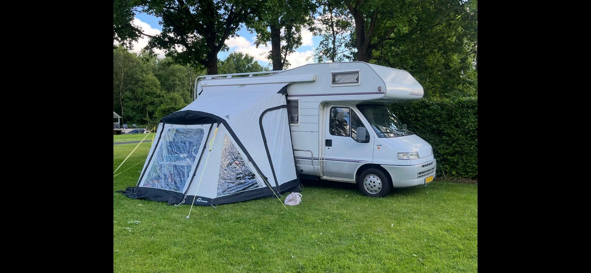 Hymer camper in nette en origionele staat, Brandblusser, Alkoof, Ringverwarming, Fiat